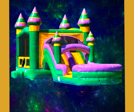 Magic Castle Bounce with Water Slide                                    