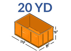 20 Cubic Yard Dumpster Starting at 529