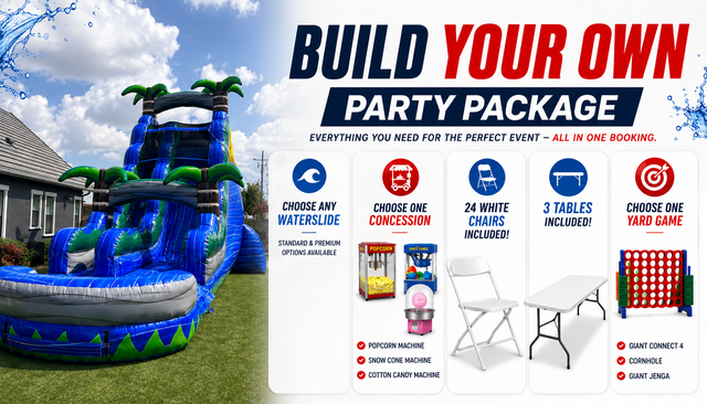 WATERSLIDE PARTY PACKAGE WATERSLIDE PARTY PACKAGE