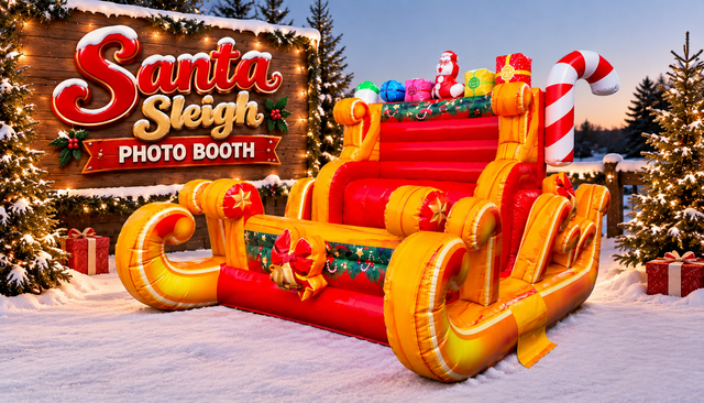 Santa Sleigh Photo Booth Santa Sleigh Photo Booth