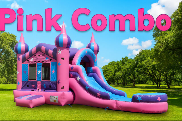 PINK BOUNCE HOUSE COMBO PINK BOUNCE HOUSE COMBO