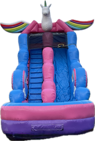 22ft Unicorn Single Lane Slide 22ft Unicorn Single Lane Slide