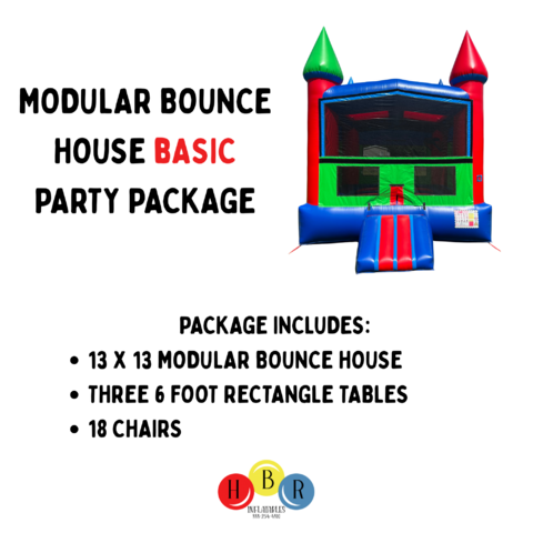 Modular Bounce House Basic Party Package Modular Bounce House Basic Party Package