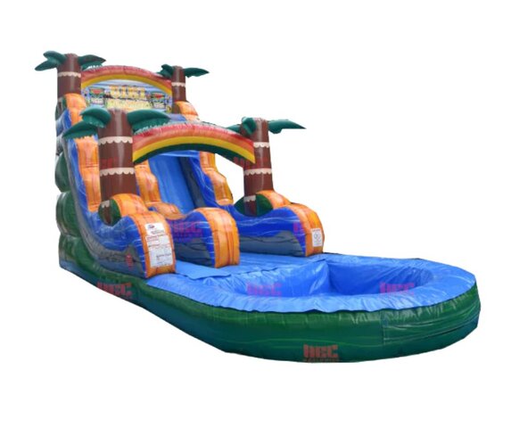 18 Foot Tiki Plunge Racer Single Lane 18 Foot Tiki Plunge Racer Single Lane