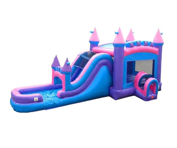 Cotton Candy Bounce House Combo Cotton Candy Bounce House Combo
