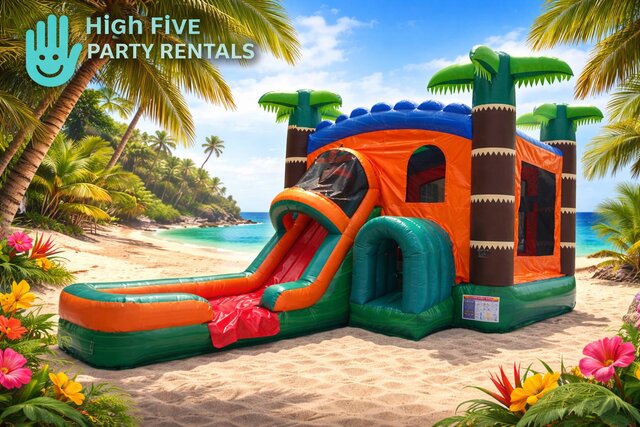 Tropical Oasis Combo Waterslide Tropical Oasis Combo Waterslide