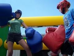 Interactive Game Boxing Ring