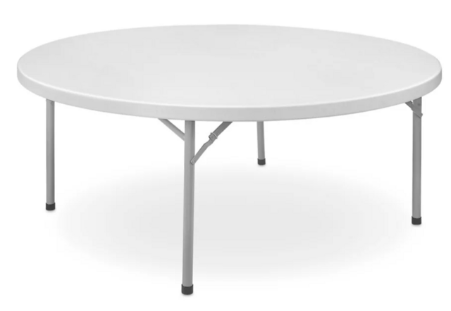 5 foot Round Plastic Tables 5 foot Round Plastic Tables