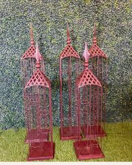 Bronze Lattice Candle Towers