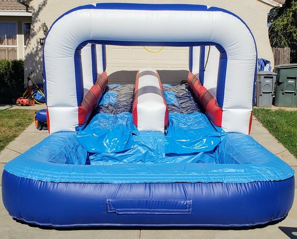 All American Dual Lane Slip and Slide All American Dual Lane Slip and Slide
