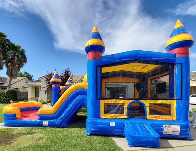 Dual Lane Bounce and Water Slide <p> Splash Landing Dual Lane Bounce and Water Slide <p> Splash Landing