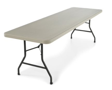 8' Rectangle Folding Table Rental 8' Rectangle Folding Table Rental