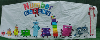 Number Blocks Banner  Number Blocks Banner