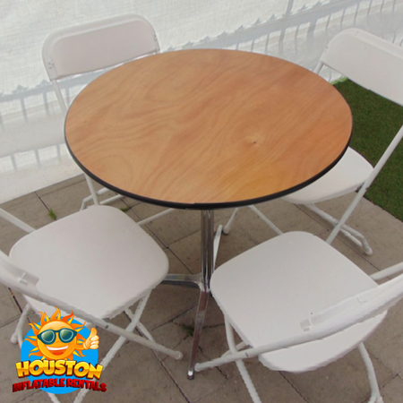 Small Table Rental in Houston - 30in Sitting Cocktail table rentals
