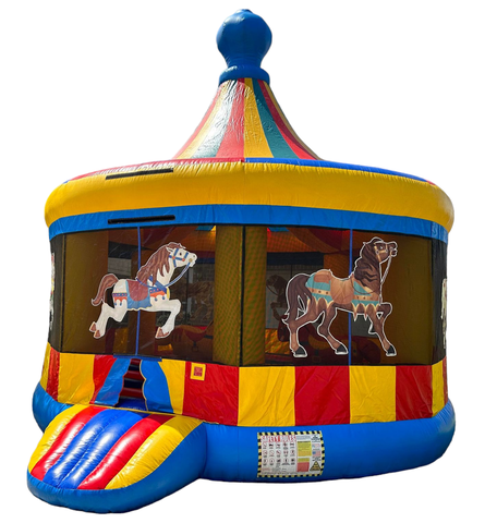 carousel-circus-bounce-house-rental-houston