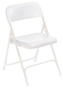 Chairs- White Folding Chairs- White Folding