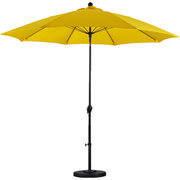 9’ Yellow Umbrella With Base