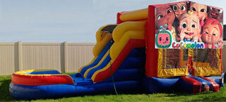 <b><font color='red'><b>Cocomelon Large Combo Wet/Dry</b></font><b><br><font color='blue'>Size 30 L x 13 W x 14 H</font></b></b>