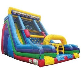 24 Foot Dual Lane Vertical Rush Dry Slide
