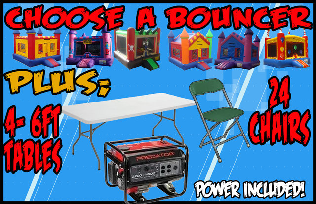 PARKS Any Regular Bouncer | 24 Charis,4 Tables