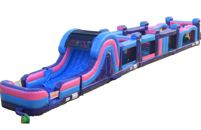 Princess Obstacle Course Water Slide