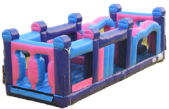 Princess Obstacle Bounce HouseIncludes 1 Generator For Power