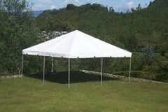 20ft X 20ft White Frame Tent