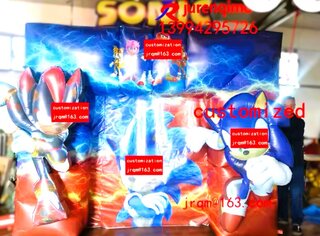 INFLATABLE SONIC BACKGROUND WALL