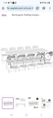 Kids tables with 10 chairs
