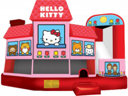Hello Kitty 3D 5N1 Inflatable Fun Jump