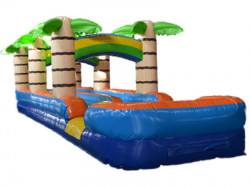 Tropical Double Lane Inflatable slip n slide