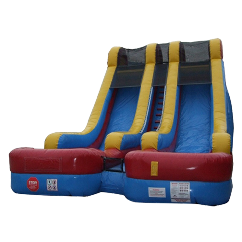 18' Double Lane Slide 18' Double Lane Slide
