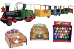 Trackless Train and Carnival Games