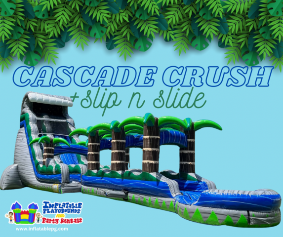 22ft Cascade Crush with Slip n Slide Attachment 22ft Cascade Crush with Slip n Slide Attachment
