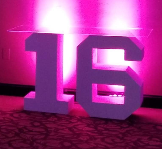 Block 16 Lettering LED (At Your Location) Block 16 Lettering LED (At Your Location)