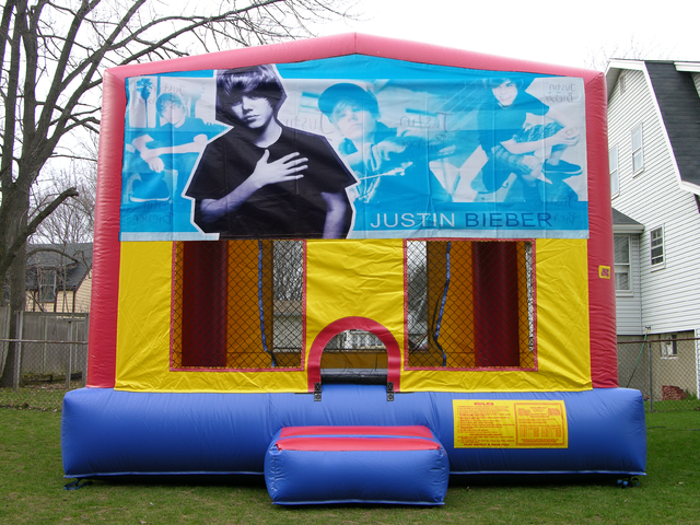 Justin Bieber Bounce House Justin Bieber Bounce House