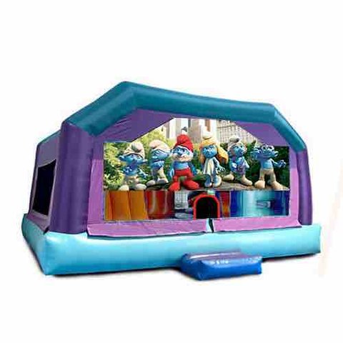 Gigantic Jump - Smurfs Window 20x20x17 Gigantic Jump - Smurfs Window 20x20x17