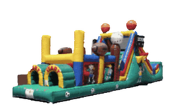 50' Sports Obstacle Course slide 17x51x18  