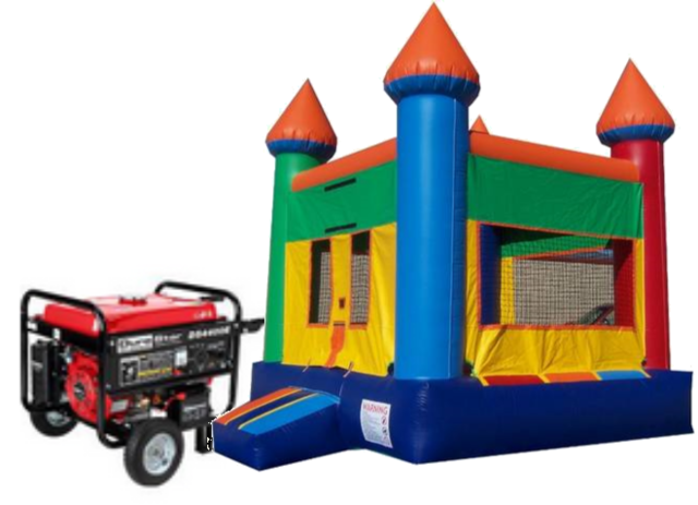 Park Package Castle Jump House with Generator