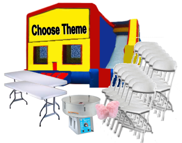 Mod Combo Jumpy with Cotton Candy, 15 Chairs, 2 Tables Package