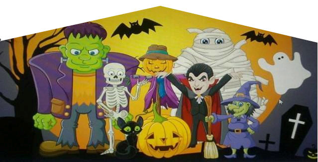 Modular Halloween Character banner