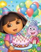 Castle Dora birthday banner Castle Dora birthday banner