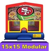 49ers Modular Bounce House 15x15