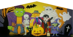 Modular Halloween Character banner