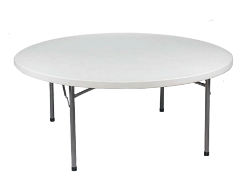  White Round Table 60