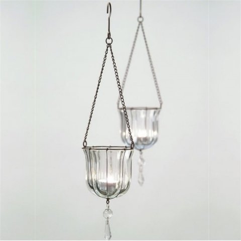 Hanging Votives / Glass Tealight Holders