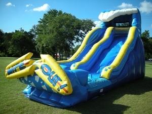 19Ft. Large Wipeout Water Slide w/water system