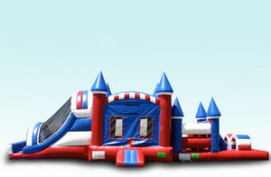 46' Large Dual Lane All American Obstacle Course Combo (Dry)