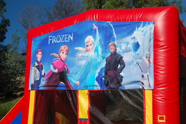 Frozen Module 5 in 1 Waterslide Bouncehouse Combo Frozen Module 5 in 1 Waterslide Bouncehouse Combo