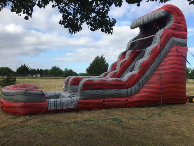 19' Ft Red Hot Lava Water Slide *NEW